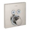 ShowerSelect Square Thermostatic 2-Function Trim – Brushed Nickel