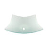 P226 Frosted Glass Vessel Bathroom Sink