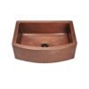 P419 Single Bowl Copper Apron Sink